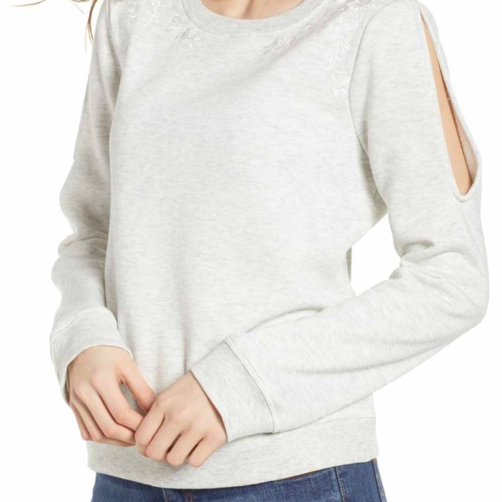 🆕 Rebecca Minkoff Jenn Embroidered Sweatshirt - Picture 2 of 6
